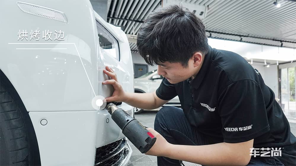 劳斯莱斯幻影白色施工威固漆面保护膜过程及效果展示（图一三）