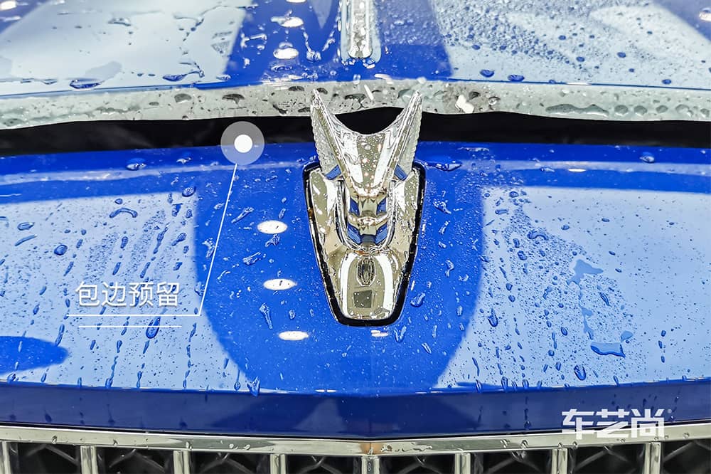 宾利飞驰蓝色施工威固漆面保护膜流程及效果展示（图四）