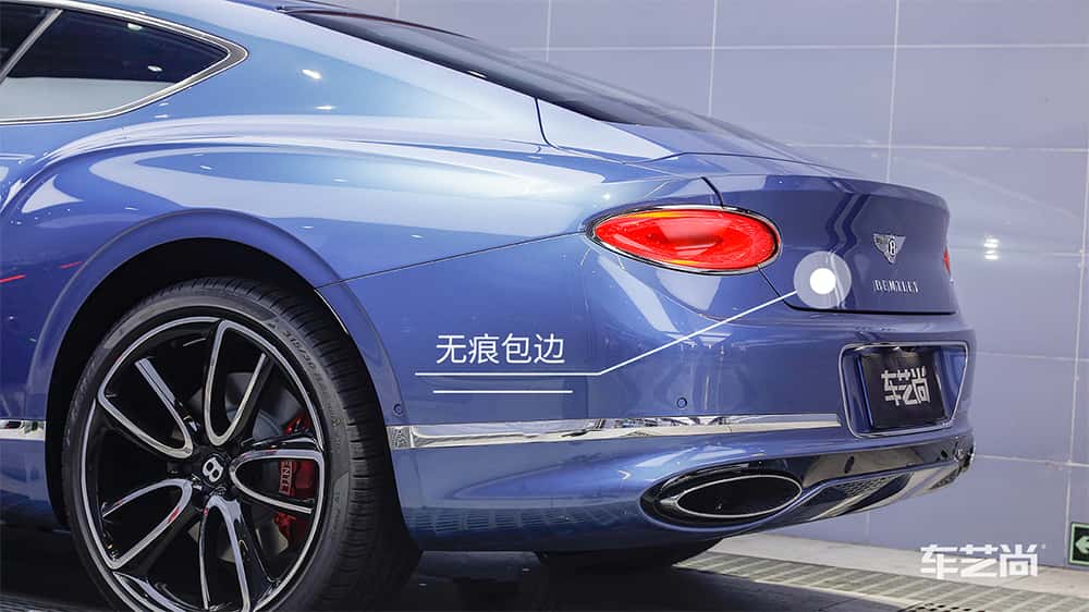 宾利蓝色施工威固漆面保护膜流程及效果展示（图一三）