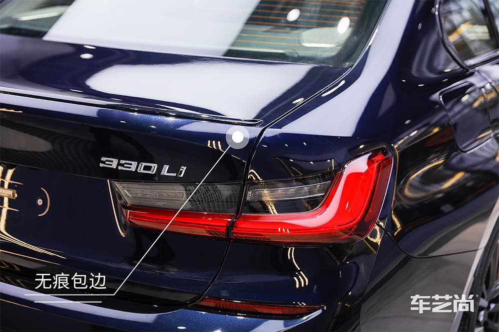 宝马3系蓝色施工威固漆面保护膜过程及效果展示（图十八）