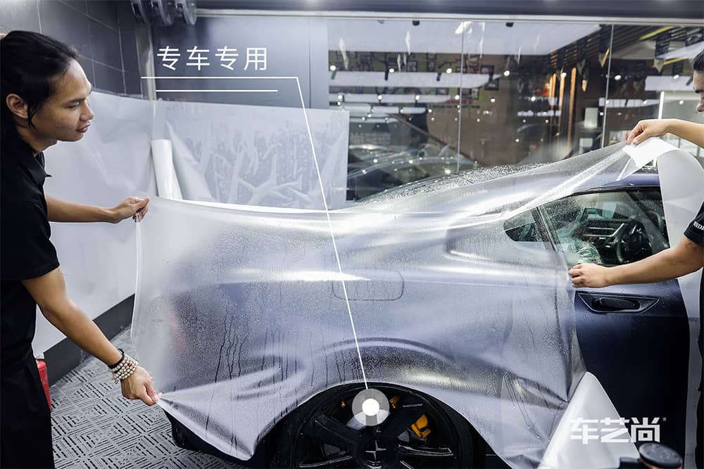 极星 Polestar 1施工威固漆面保护膜过程及效果展示（图三）