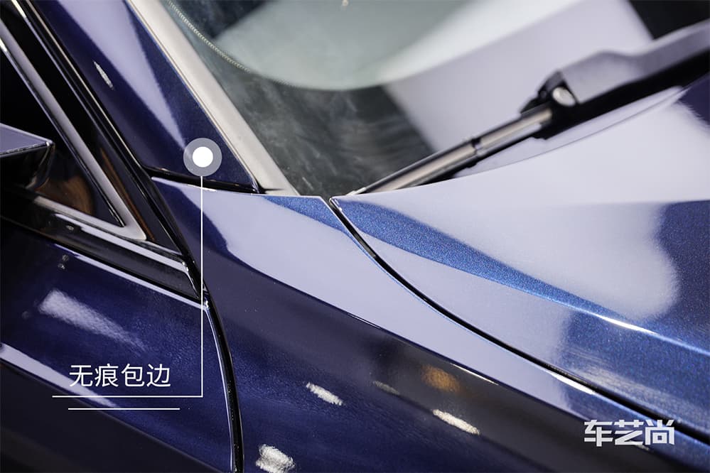 宝马3系蓝色施工威固漆面保护膜过程及效果展示（图十五）