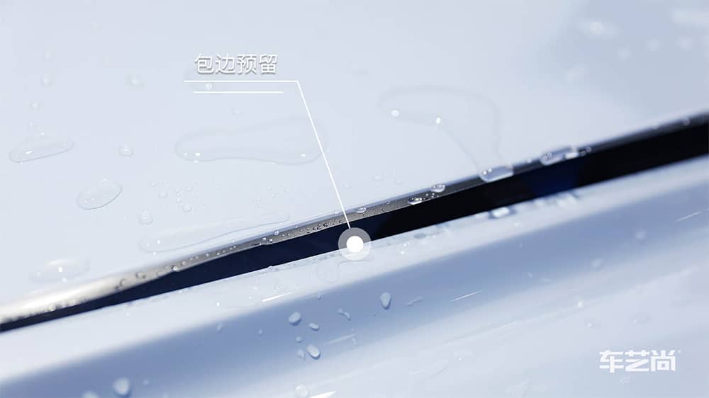 宾利GT蓝色施工威固漆面保护膜流程及效果展示（图五）