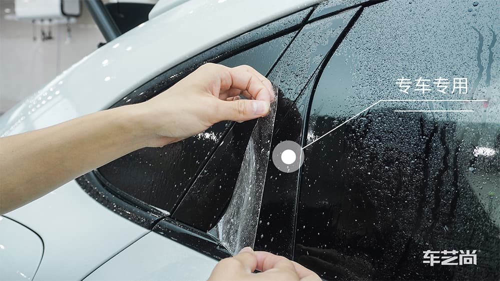 保时捷卡宴白色施工威固漆面保护膜流程及效果展示（图一五）