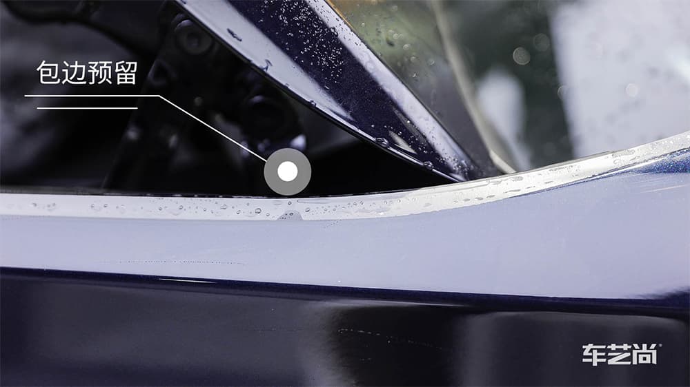 宝马X3深蓝色施工威固漆面保护膜流程及效果展示（图一三）