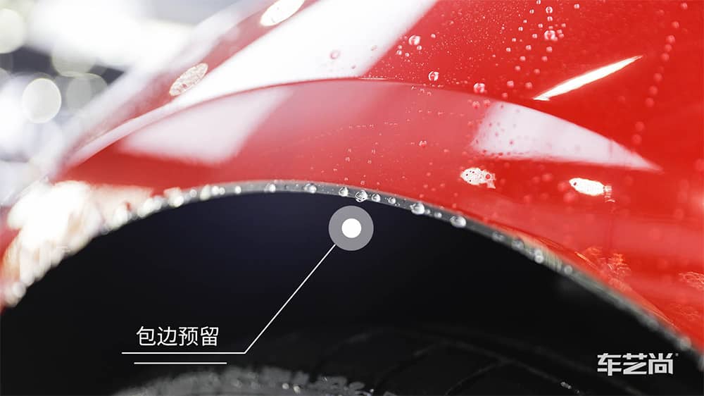 特斯拉Modle3红色施工威固漆面保护膜过程及效果展示（图五）
