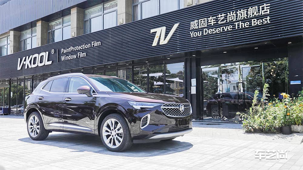 施工威固漆面保护膜后室外效果展示