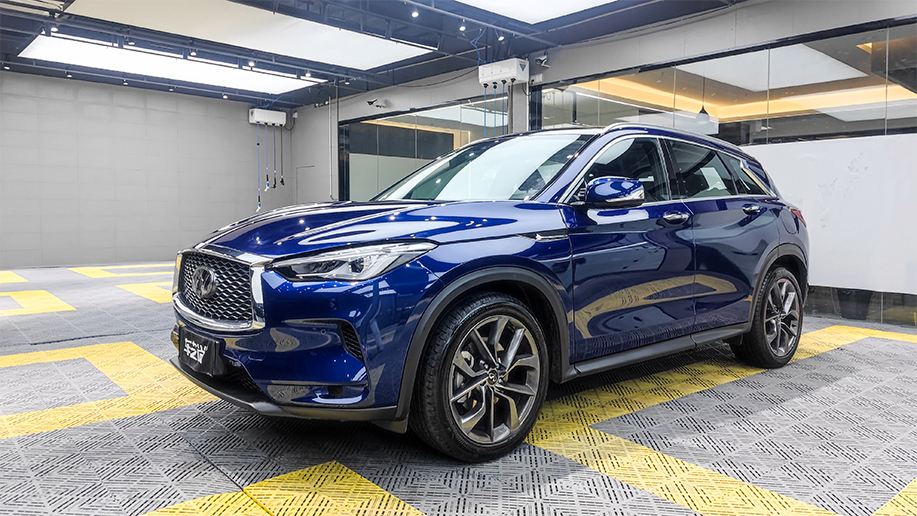 英菲尼迪QX5施工龙膜隐形车衣案例