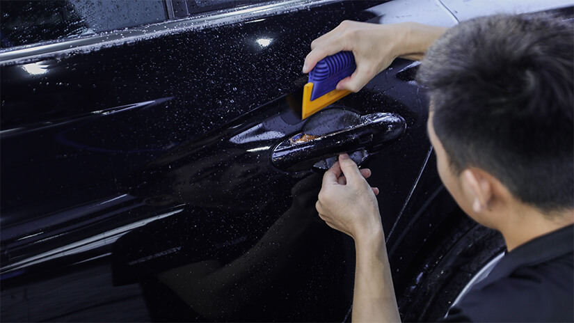 车艺尚施工威固隐形车衣细节