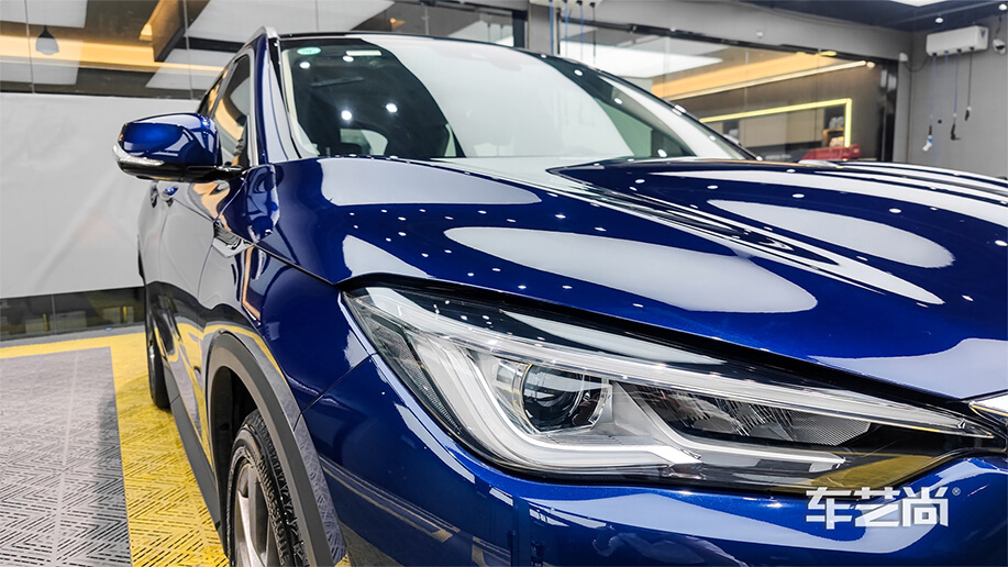 英菲尼迪QX5贴隐形车衣效果