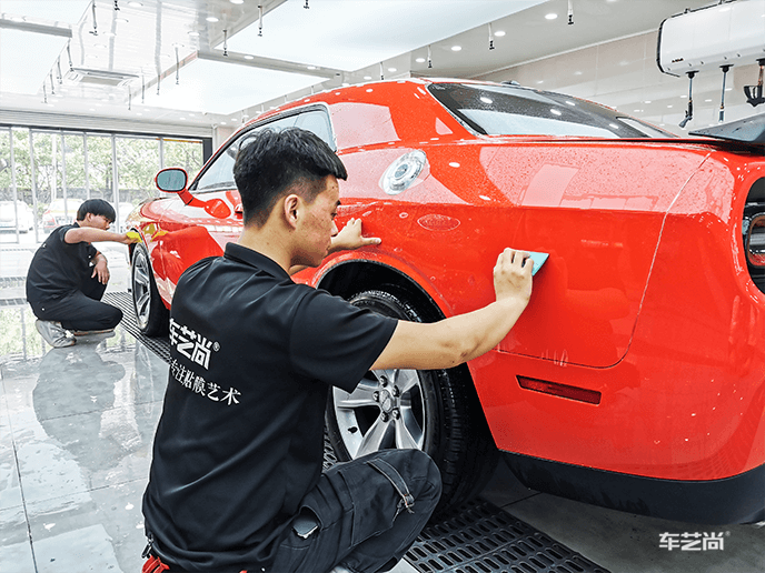 车艺尚贴膜细节