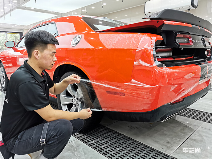 车艺尚贴膜细节