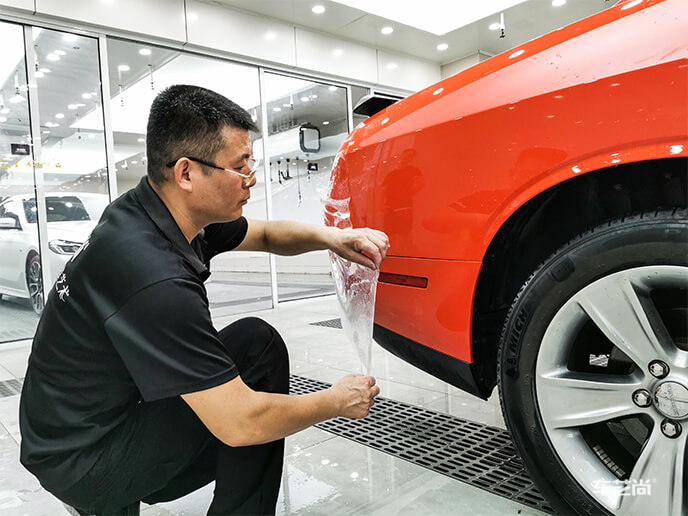 车艺尚贴膜细节