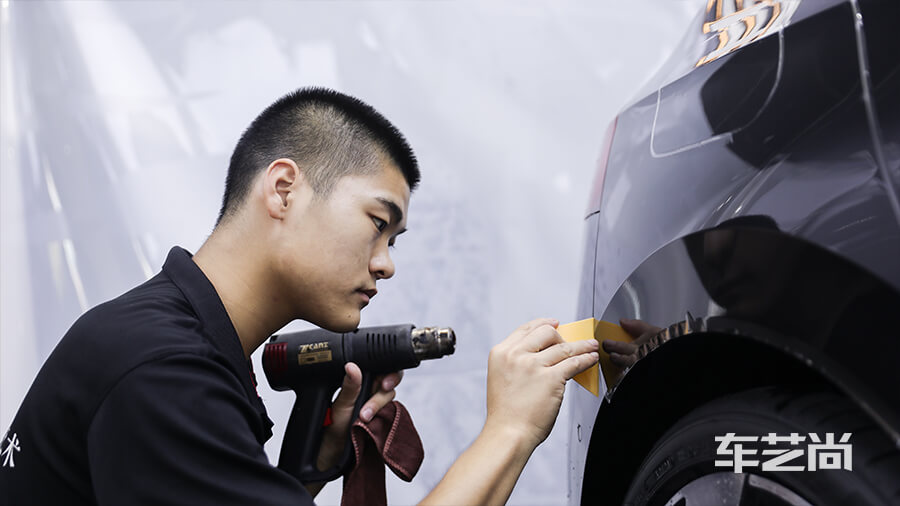 高尔夫gti 黑色施工威固隐形车衣案例（图10）