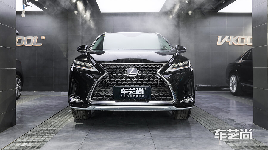 雷克萨斯rx300黑色施工威固隐形车衣流程（图1）