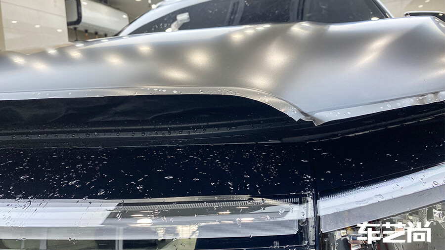 理想one黑色施工威固哑光隐形车衣案例（图7）