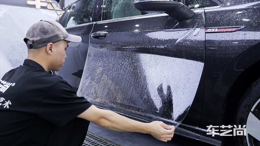 高尔夫gti 黑色施工威固隐形车衣案例（图7）