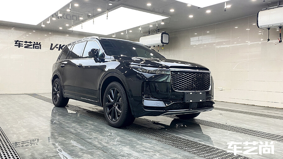 理想one黑色施工威固哑光隐形车衣案例（图1）