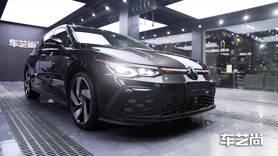高尔夫gti 黑色施工威固隐形车衣案例（图13）