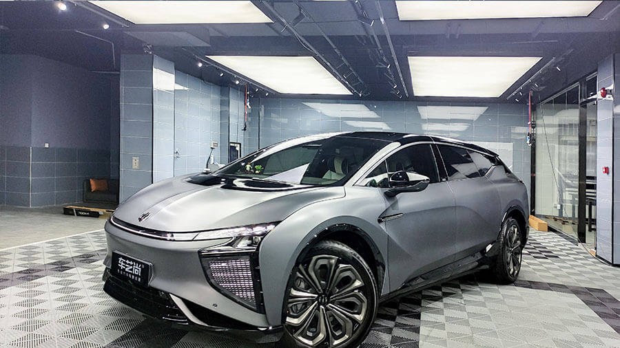 高合HiPhi X 灰色施工威固窗膜VK70+WK40（图7）