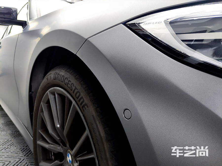 宝马3系施工AX AMG山灰车身改色膜（图13）