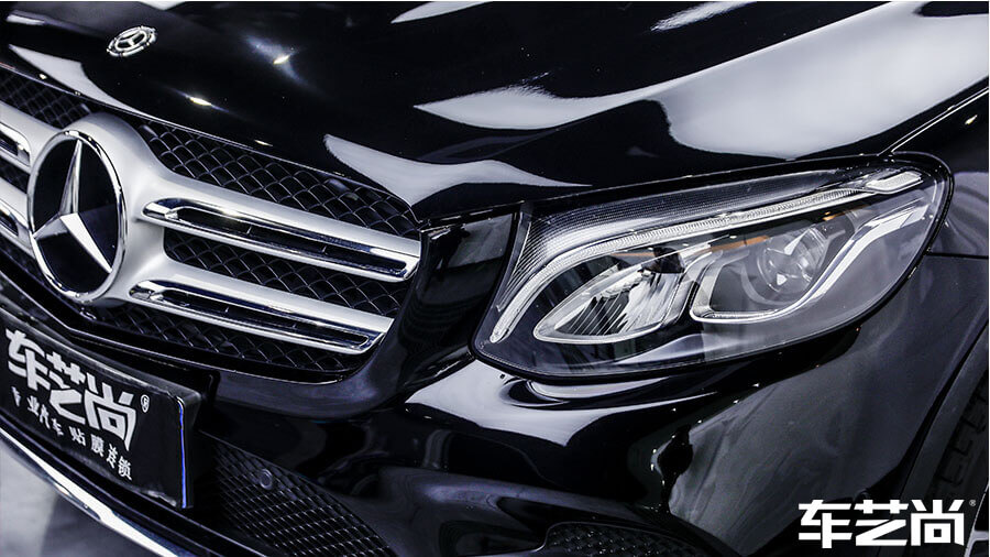 奔驰cle350黑色施工威固隐形车衣案例（图16）