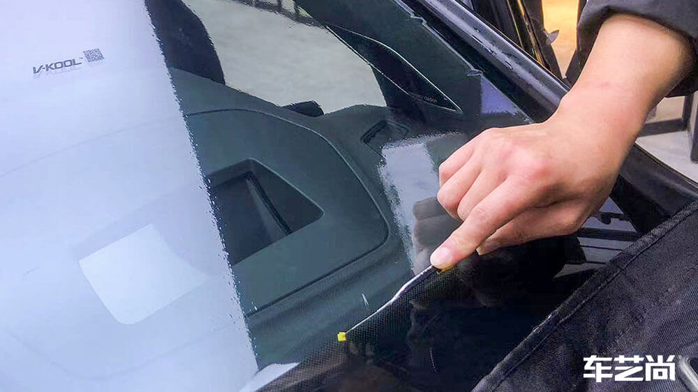 高尔夫GTI灰色施工威固隔热膜VK系列（图3）