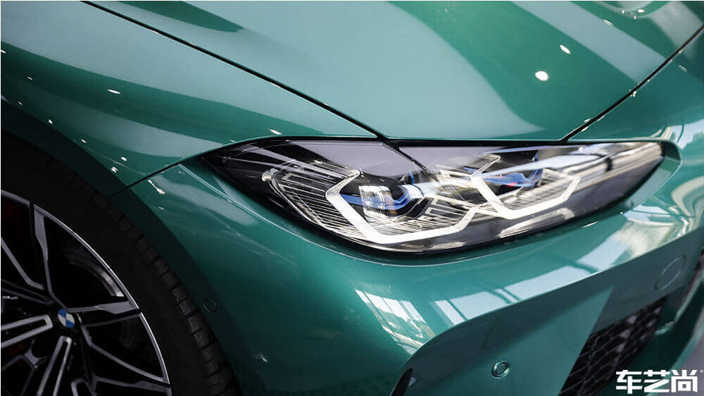 宝马M3绿色施工威固隐形车衣（图15）