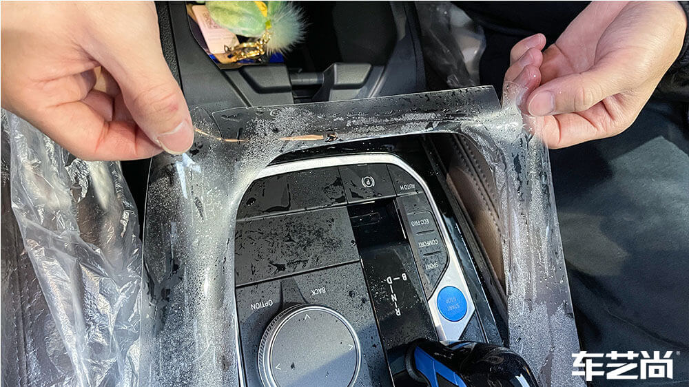 宝马ix3黑色施工威固隐形车衣（图12）