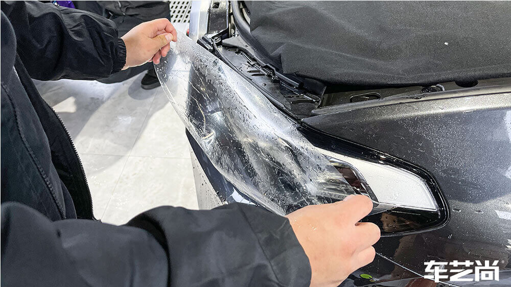 宝马ix3黑色施工威固隐形车衣（图6）