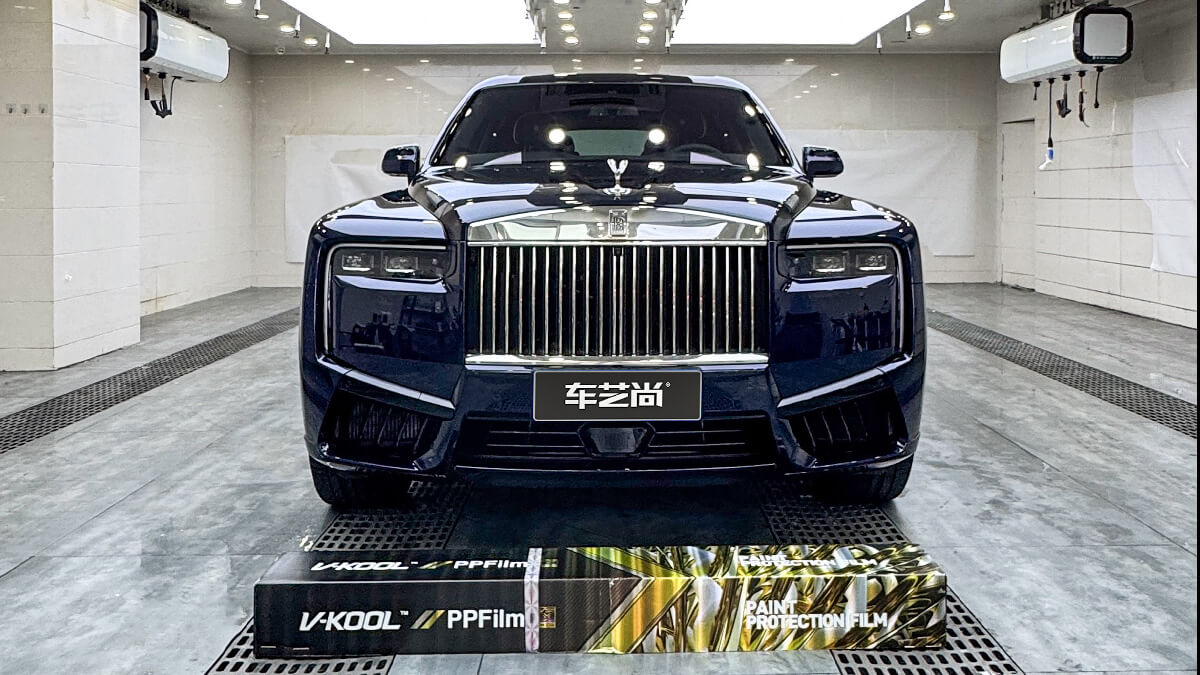 劳斯莱斯威固X100车衣完工｜上海豪车贴膜优选车艺尚吴中路店