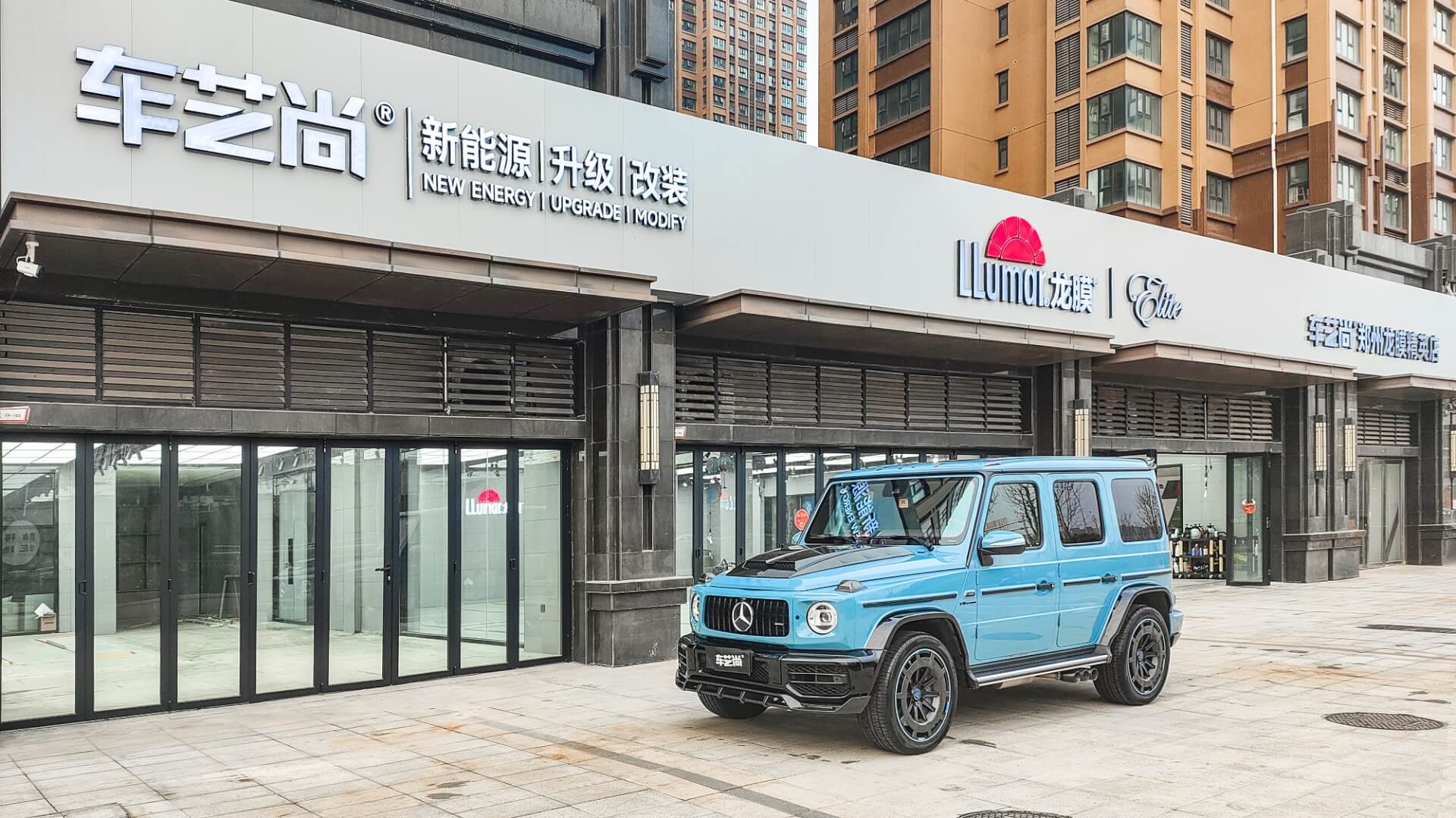 千平无尘施工基地，本地新能源车型施工量领先，龙膜正品授权联保门店